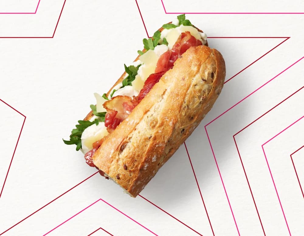 Chicken Caesar & Bacon Half Baguette