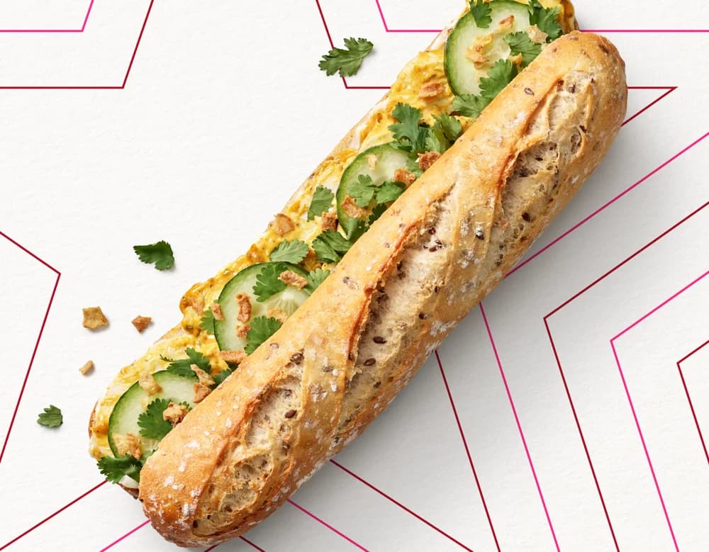 Coronation Chicken Baguette