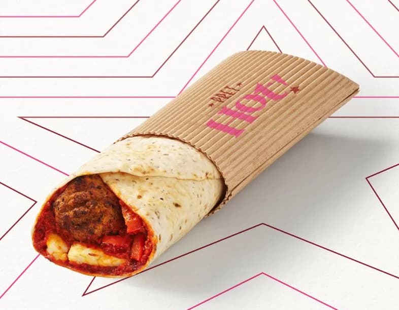 Falafel & Halloumi Hot Wrap