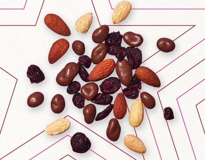 Nuts, Fruit, Chocolate
