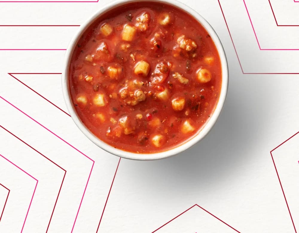 Pret's Lasagne Side Soup