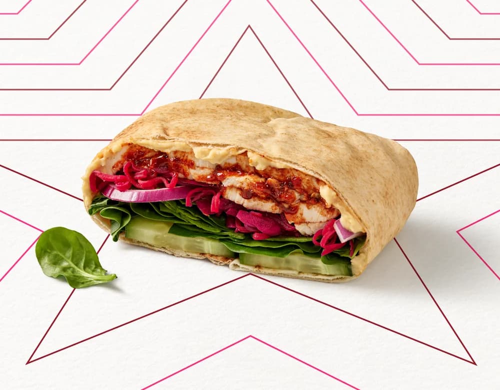 Shawarma Spiced Chicken Half Flatbread