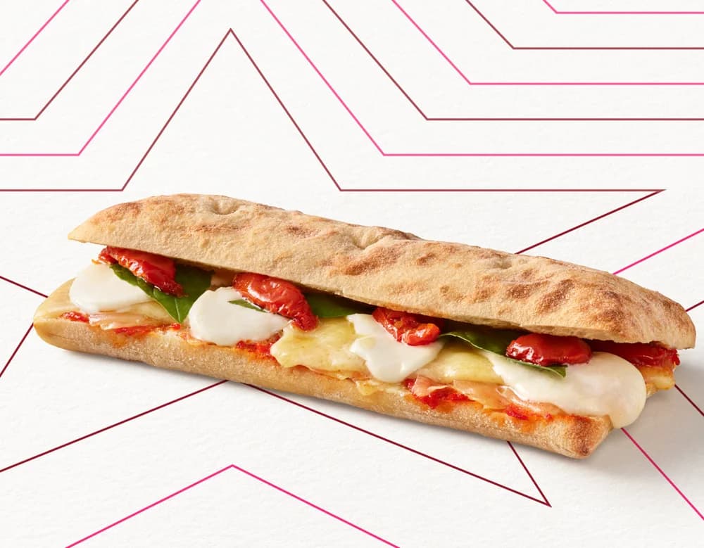 Warm Three Cheese & Tomato Ciabatta