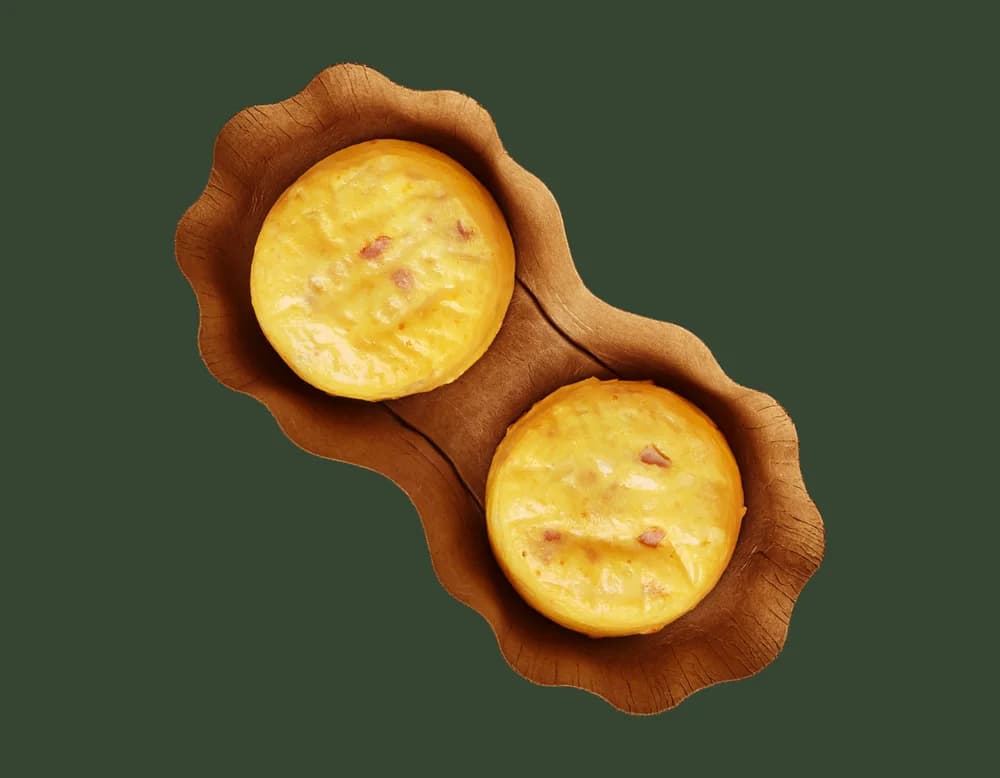 Egg Bites with Three Cheese & Ham
