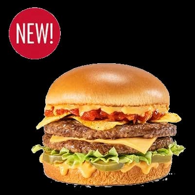 Nacho Double Cheeseburger