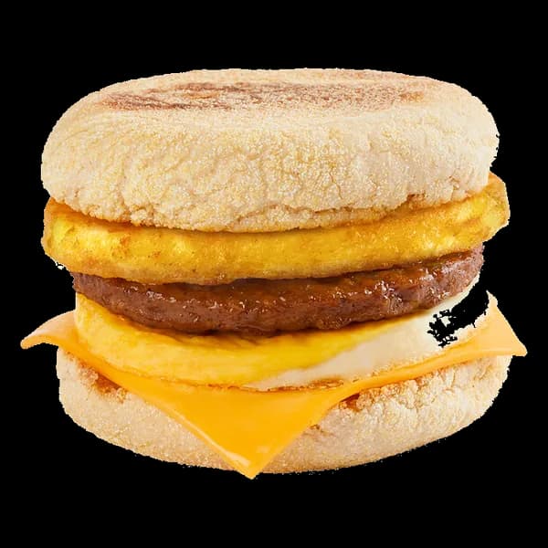 Sausage & Egg with Cheese Muffin Stack
