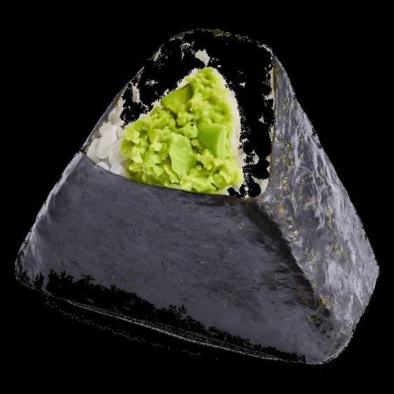 Avocado and Edamame Onigiri