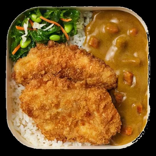 Chicken katsu curry bento