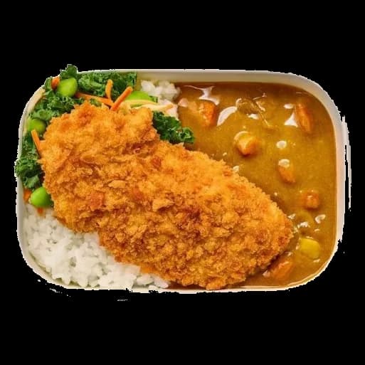 Mini chicken katsu curry bento