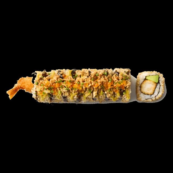 Prawn crunch dragon roll