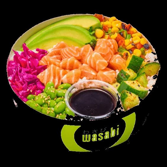 Salmon donburi