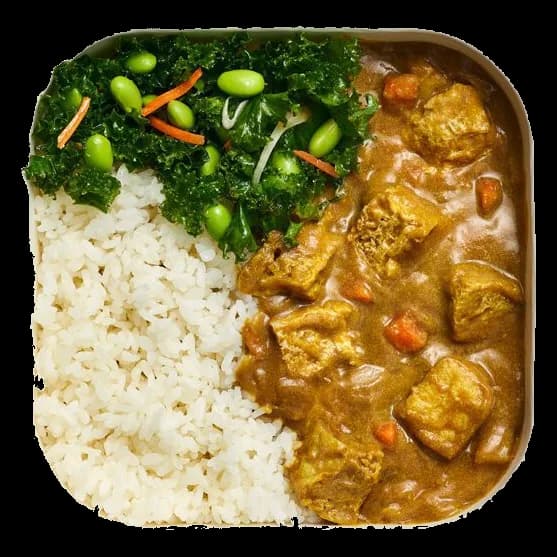 Tofu curry bento (large)