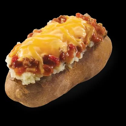 Chili Cheese Baked Potato