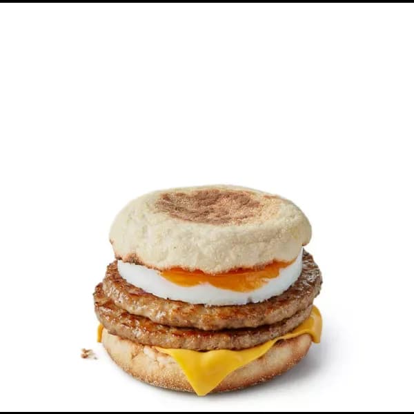 Double Sausage & Egg McMuffin