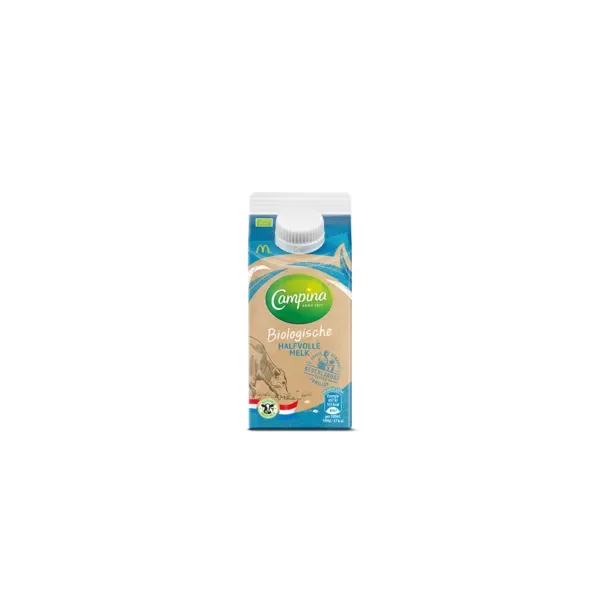 100% Biologische Halfvolle Melk
