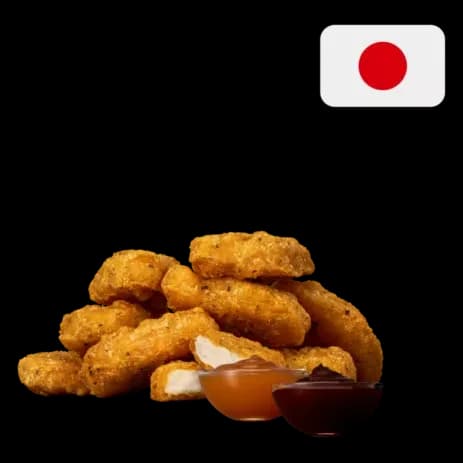 Garlic & Black Pepper Chicken McNuggets 9 stk