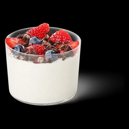 Berry Parfait w/ Cookie Crumbs