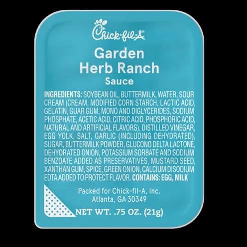 Garden Herb Ranch Sauce