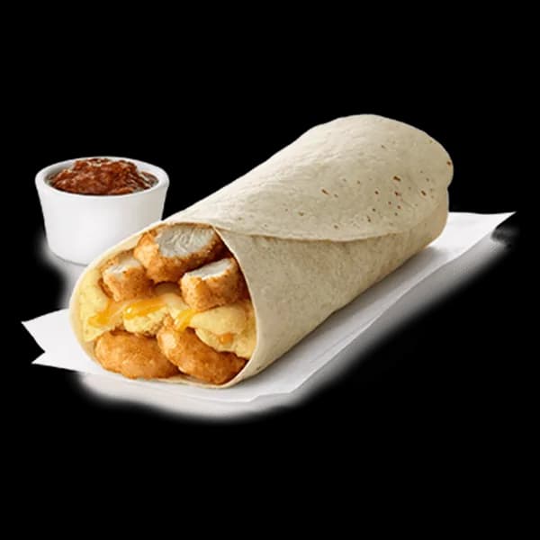 Hash Brown Scramble Burrito w/ Nuggets