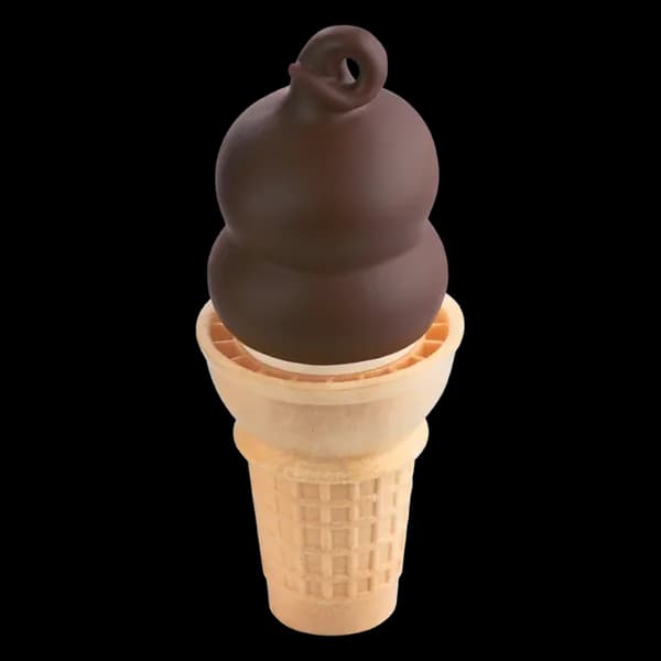 Dipped Cone, Chocolate