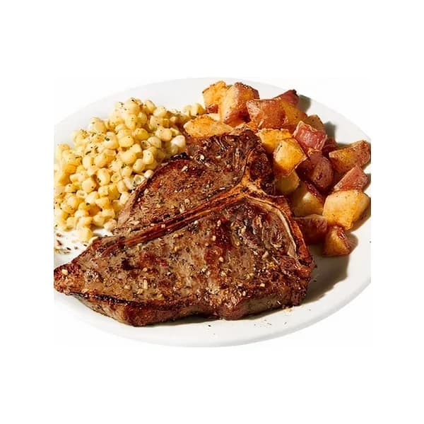 T-Bone Steak with Dinner Bread