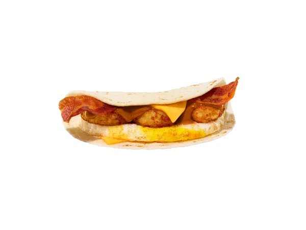 Golden BBQ Hash Brown Wake Up Wrap