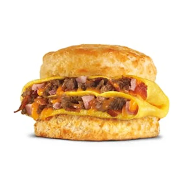 Loaded Omelet Biscuit