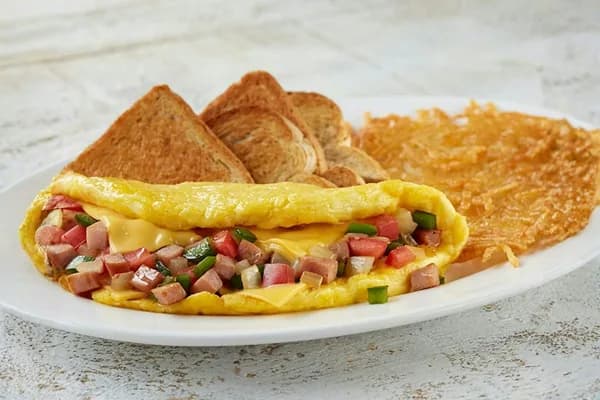 Western Omelet w/ Cheddar