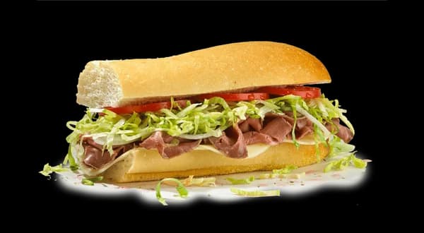 #6 Roast Beef and Provolone, Rosemary Parmesan Bread
