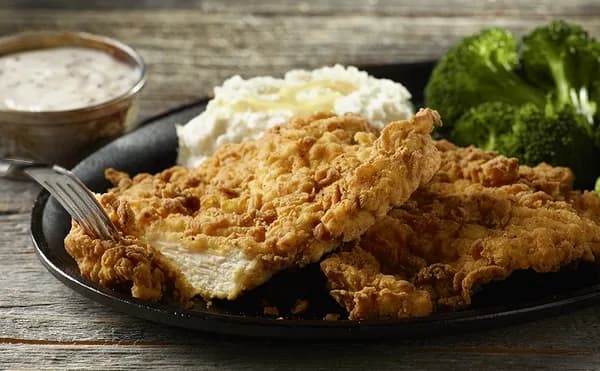 Chicken Fried Chicken, Add Mashed Potatoes