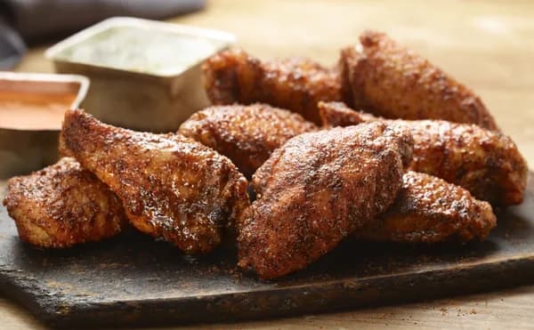 Seasoned Steakhouse Wings, Add Blue Cheese Dressing
