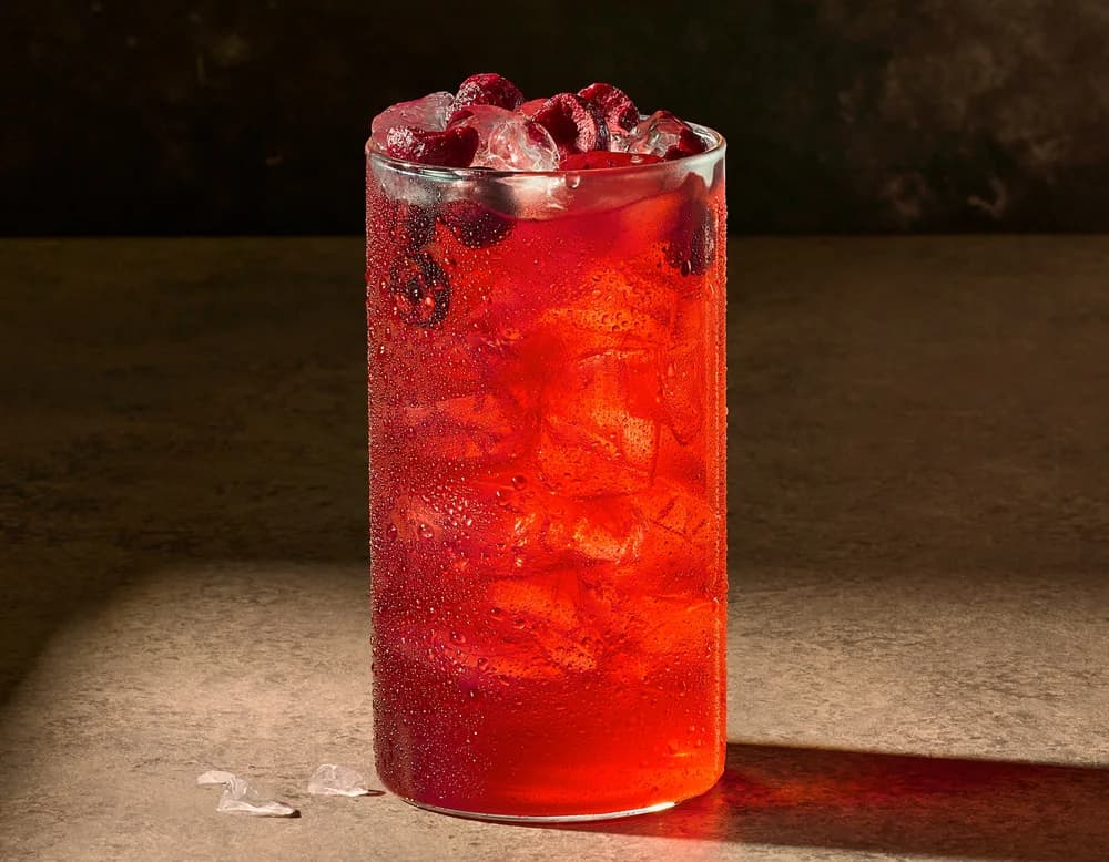 Cherry Lime Fresca - 30 fl oz with ice 30 fl oz