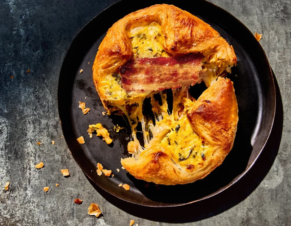 Souffle - Spinach & Bacon