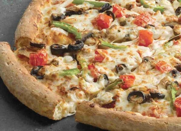 Garden Fresh Pizza, Thin Crust