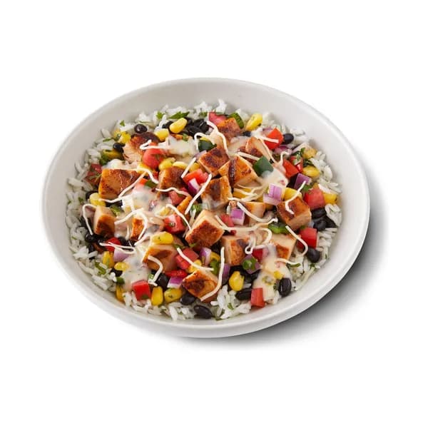 Chicken Queso Bowl
