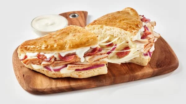 Chicken Bacon Ranch Calzone