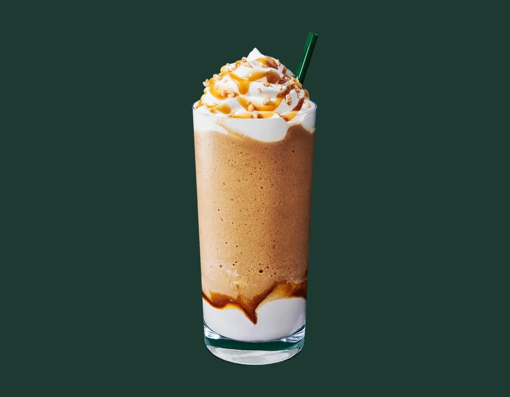 Caramel Ribbon Crunch Frappuccino Blended Beverage (Tall)