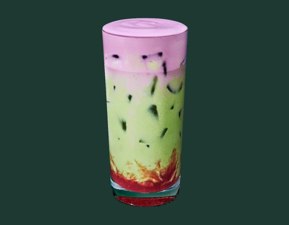Iced Double Berry Matcha