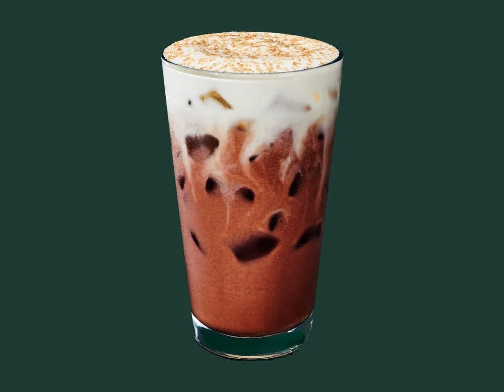 Iced Dubai Chocolate Mocha