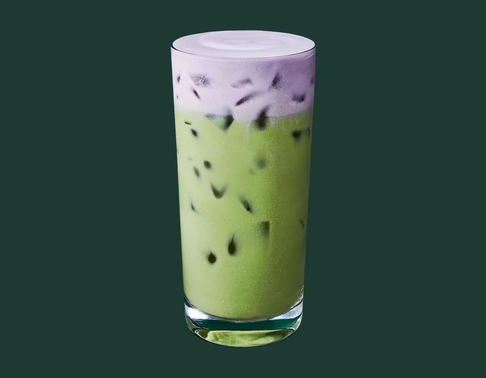 Iced Lavender Cream Matcha