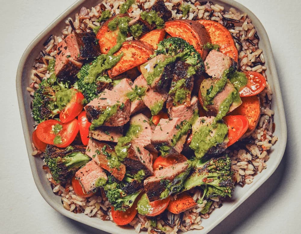 Caramelized Garlic Steak