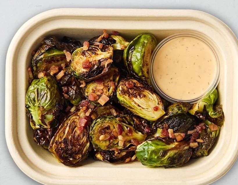 Roasted Bacon Brussels
