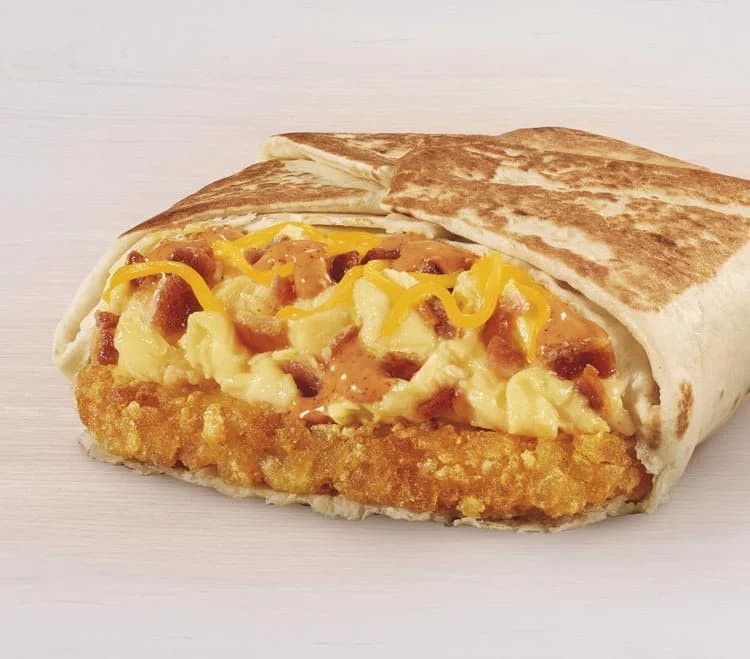 Breakfast Crunchwrap Bacon