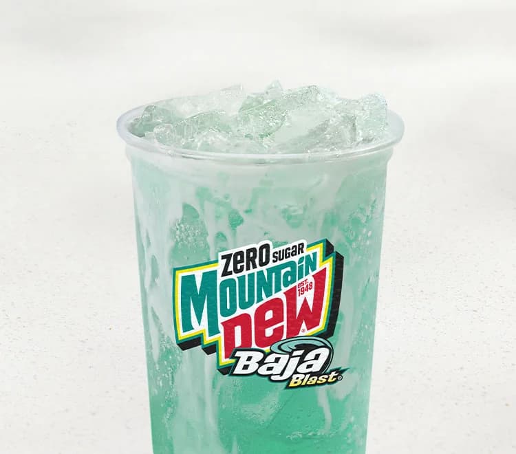 Dirty Soda with BAJA BLAST Zero Sugar