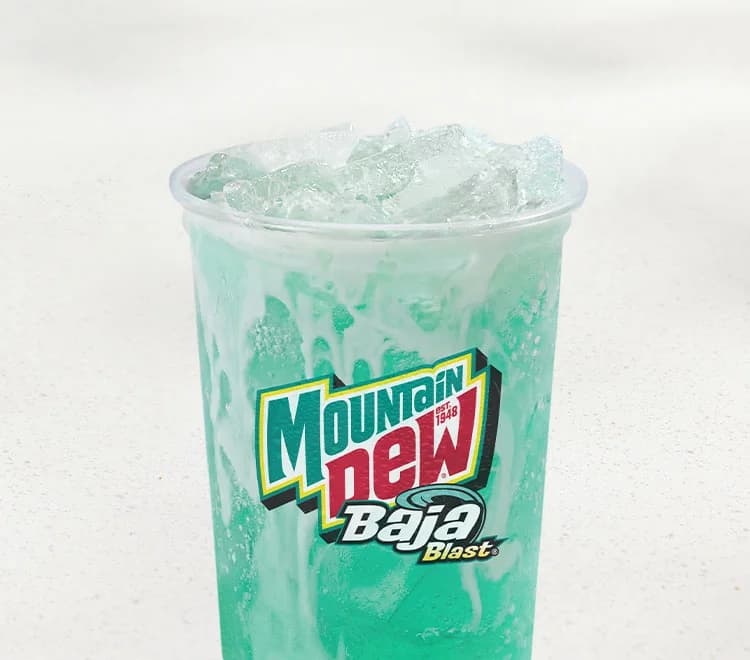 MOUNTAIN DEW BAJA BLAST dirty soda
