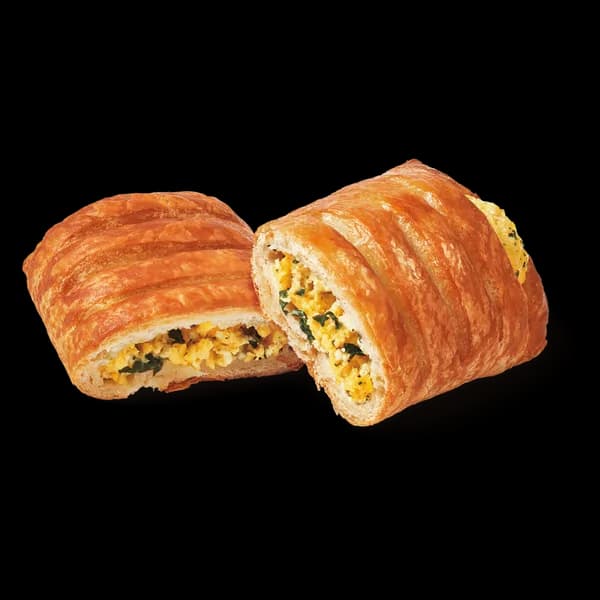 Spinach & Feta Scrambled Egg Pastry