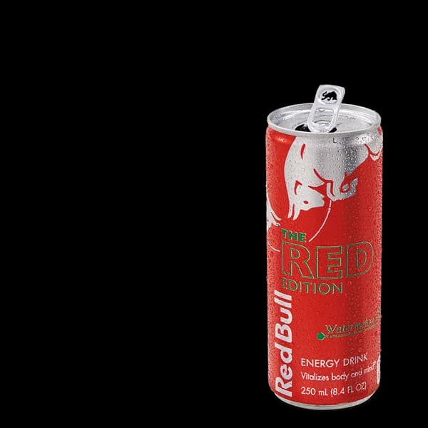 Watermelon Red Bull Can