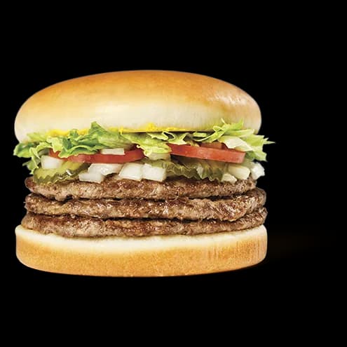 #3 Triple Meat Whataburger