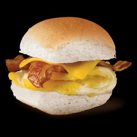 Breakfast Slider with Bacon, Egg & Cheese
