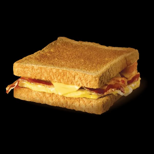 Breakfast Toast Sandwich with Egg, Cheddar Cheese